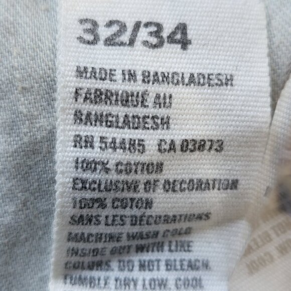 Men's American Eagle Slim Straight Jeans 32 X34 - Good Used Condition - Picture 7 of 8